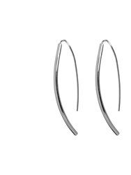Petite Bow Earrings - Silver