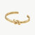 Sayo Cuff Bracelet - Gold Plated