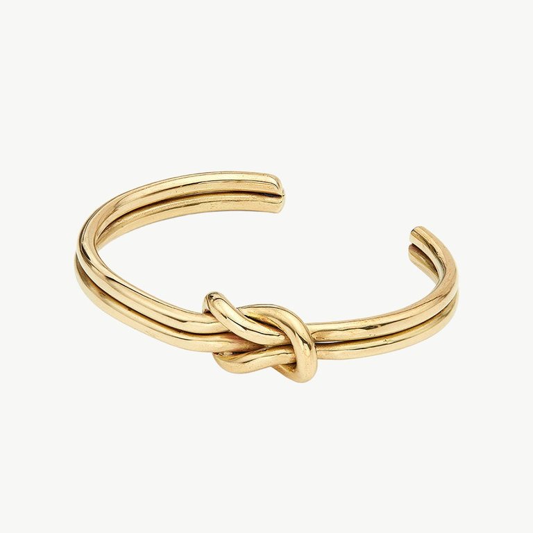 Sayo Cuff Bracelet - Gold Plated