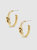 Sayo Hoop Earrings - Gold Plated