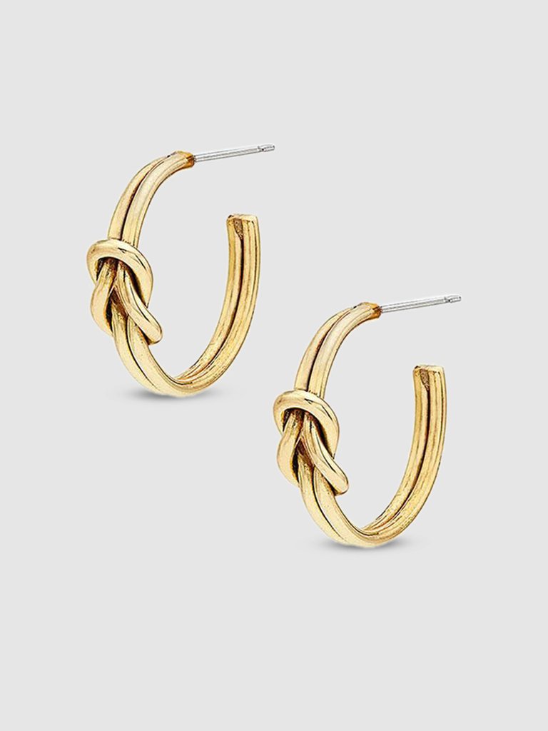 Sayo Hoop Earrings - Gold Plated