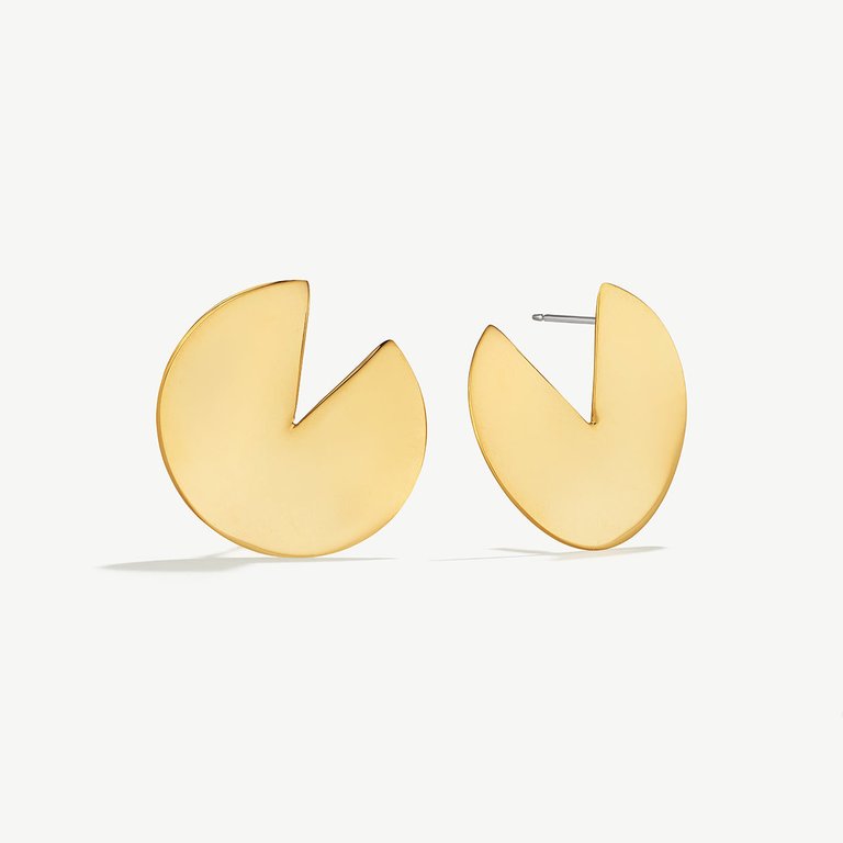 Sia Stud Earrings - Gold Plated