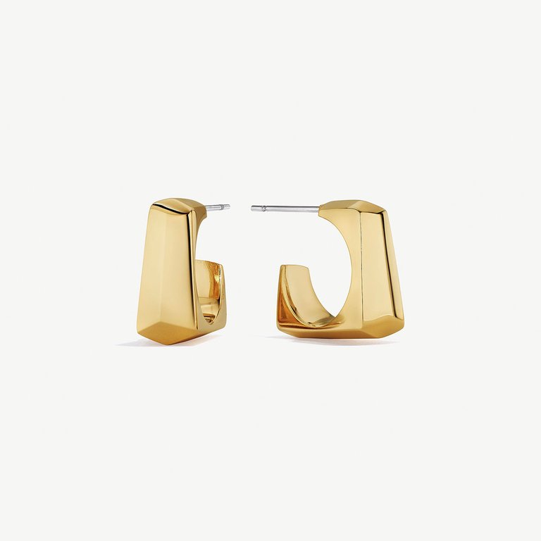 Sura Hoops - 24K Gold Plated