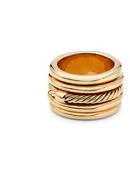 Uzi Statement Ring - Gold Plated
