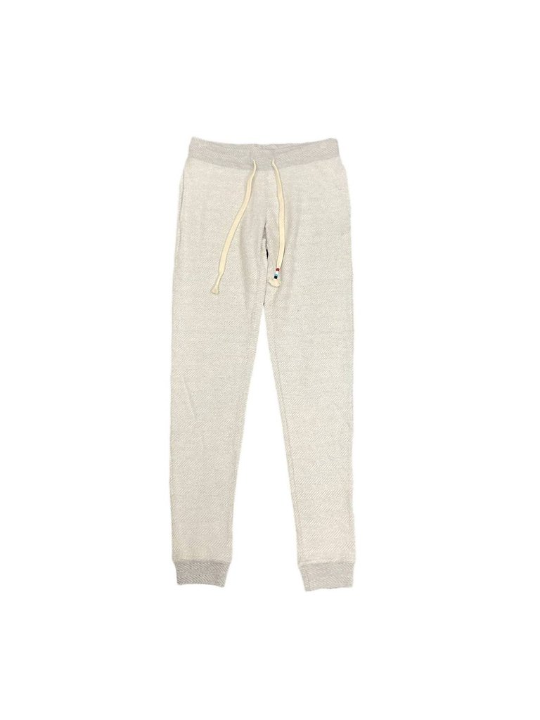 Chevron Jogger In Heather - Heather