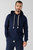 Circle Waves Pullover Hoodie - Indigo