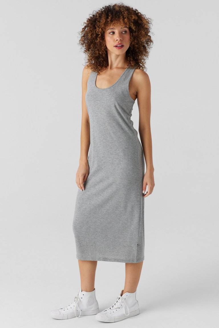 Claire Knit Midi Dress - Heather