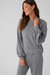 Heart Billow Pullover - Heather Grey