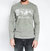 Mens Ski Ya Later Long Sleeve Crew In Heather Grey - Heather Grey