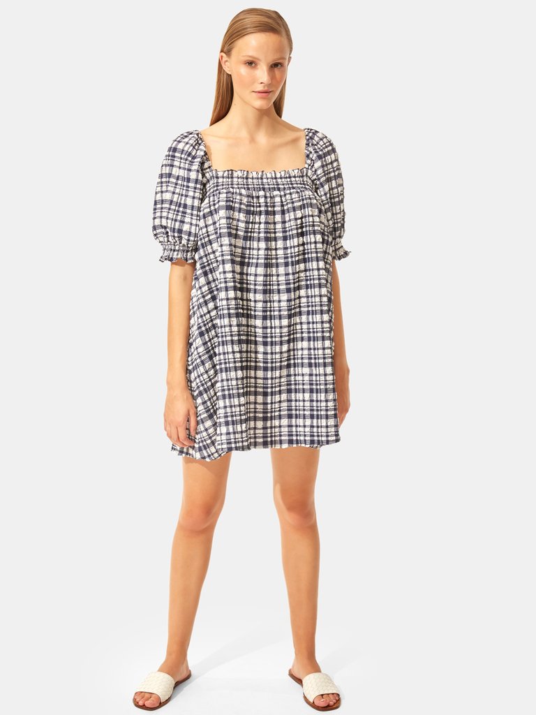 Baby Doll Dress - Puckered Madras