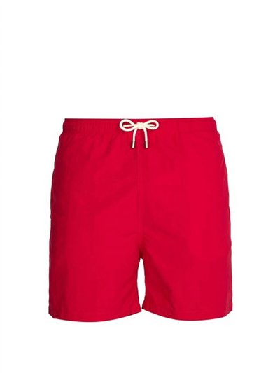 Solid & Striped Men The Classic Drawstrings Swim Shorts Trunks - Red product