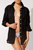 Oxford Tunic Cover Up Top - Blackout