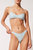 Rachel Ribbed Bikini Top - Powder Blue