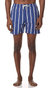 The Classic Drawstrings Swim Shorts Trunks - Bondi Slate Stripe