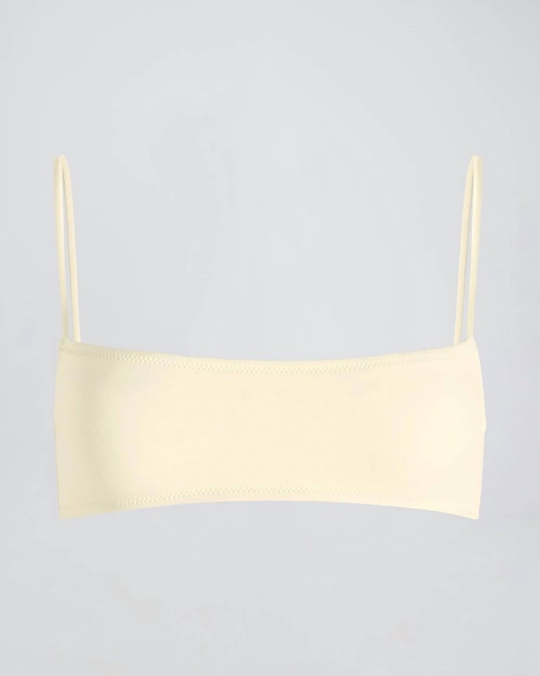 The Daniela Bikini Top - Ecru - Ecru