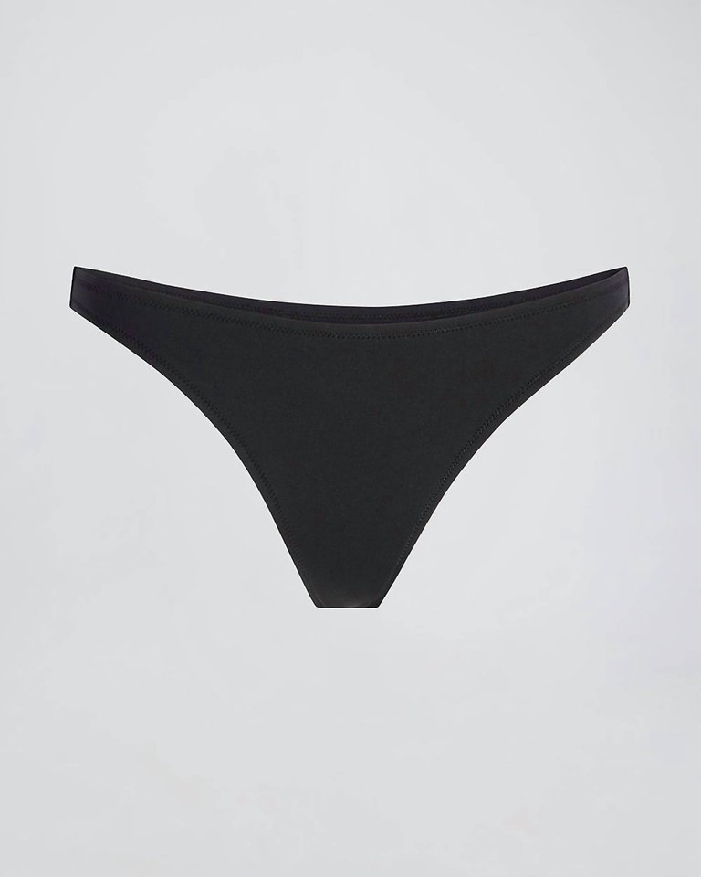 Women's The Daniela Bikini Bottom In Black - Black