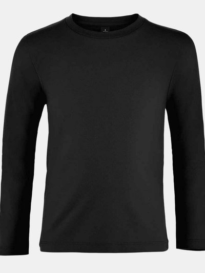 SOLS Childrens/Kids Imperial Long-Sleeved T-Shirt - Deep Black product