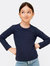Childrens/Kids Imperial Long-Sleeved T-Shirt - French Navy