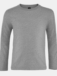 Childrens/Kids Imperial Long-Sleeved T-Shirt - Grey Marl - Grey Marl