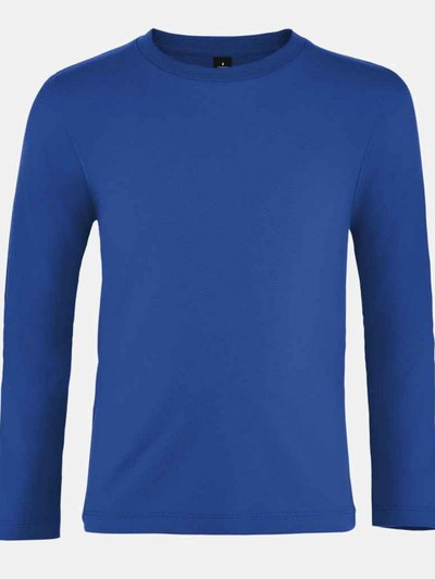 SOLS Childrens/Kids Imperial Long-Sleeved T-Shirt - Royal Blue product