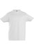 Kids Big Boys Imperial Heavy Cotton Short Sleeve T-Shirt - White - White