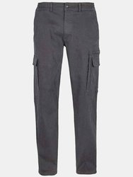 Mens Docker Stretch Cargo Pants - Dark Grey - Dark Grey