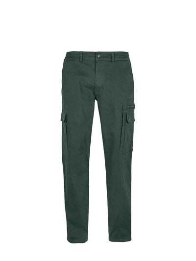SOLS Mens Docker Stretch Cargo Pants - Forest Green product
