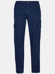 Mens Docker Stretch Cargo Pants - Navy - Navy