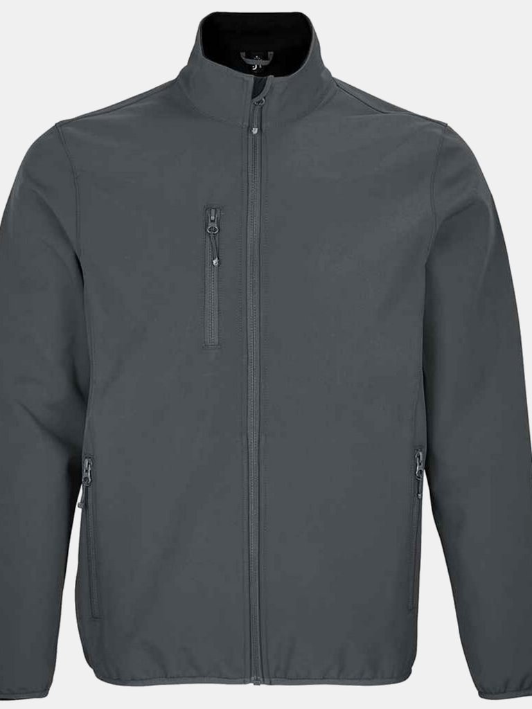 Men's Falcon Recycled Soft Shell Jacket - Charcoal - Charcoal