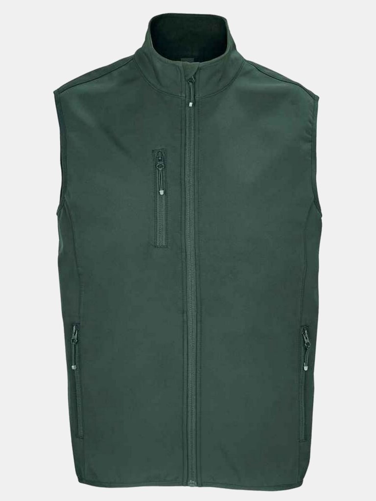 Mens Falcon Softshell Recycled Body Warmer - Forest Green - Forest Green