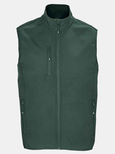 SOLS Mens Falcon Softshell Recycled Body Warmer - Forest Green product