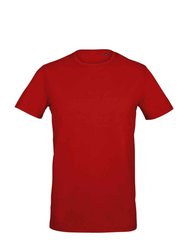 Mens Millenium Stretch T-Shirt - Red - Red