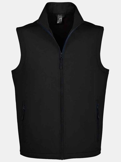 SOLS Mens Race Softshell Body Warmer - Black product