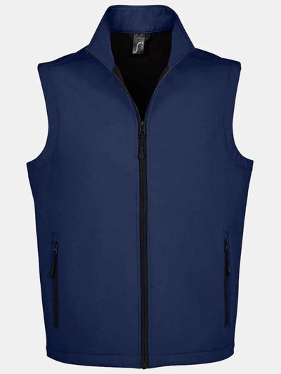 SOLS Mens Race Softshell Body Warmer - French Navy product