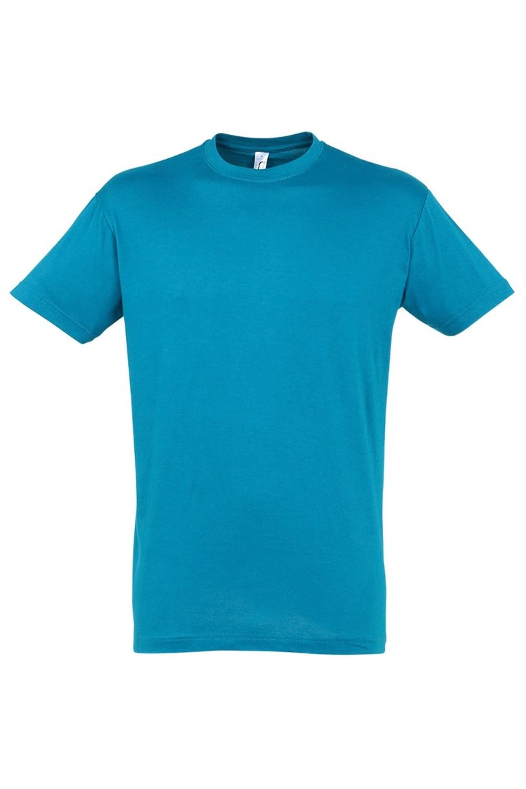 Mens Regent Short Sleeve T-Shirt - Blue Atoll - Blue Atoll