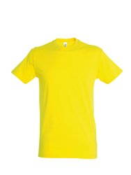 Mens Regent Short Sleeve T-Shirt - Lemon - Lemon