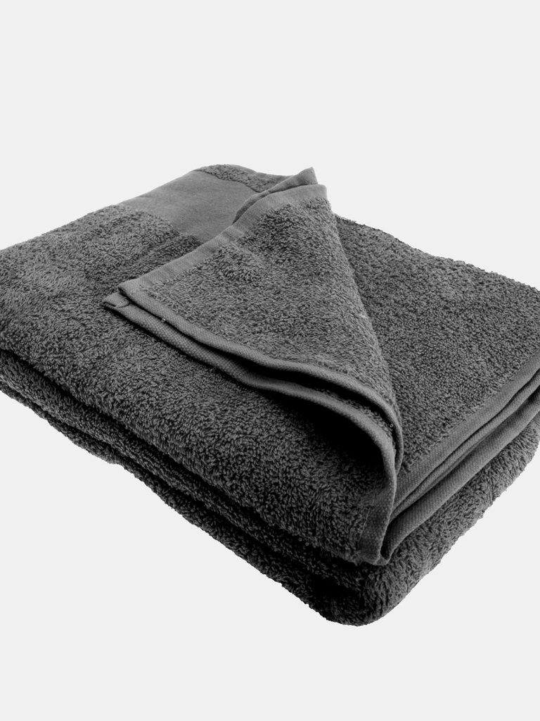 SOLS Island Bath Sheet / Towel (40 X 60 inches) (Dark Grey) (ONE) - Dark Grey