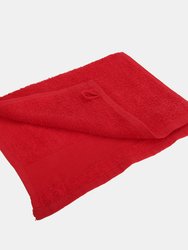 SOLS Island Guest Towel (11 X 20 inches) (Red) (ONE) - Red