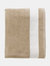 SOLS Lagoon Cotton Beach Towel (Beige/White) (One Size) - Beige/White