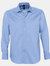 SOLS Mens Brighton Long Sleeve Fitted Work Shirt (Bright Sky) - Bright Sky