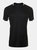 SOLS Mens Classico Contrast Short Sleeve Soccer T-Shirt (Black/White) - Black/White