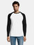 SOLS Mens Funky Contrast Long Sleeve T-Shirt (White/Deep Black)