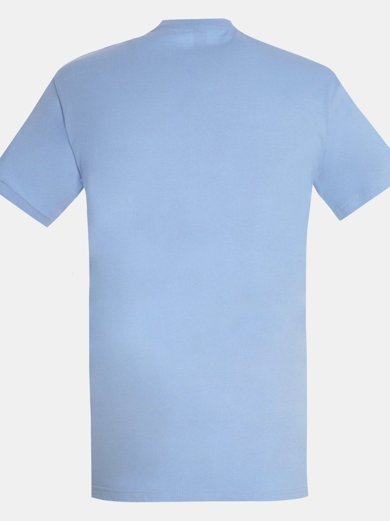 SOLS Mens Imperial Heavyweight Short Sleeve T-Shirt (Sky Blue)