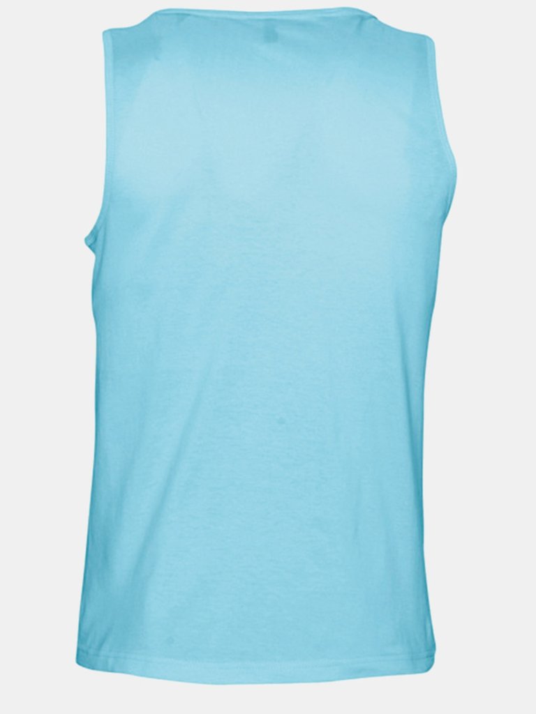 SOLS Mens Justin Sleeveless Tank / Vest Top (Blue Atoll)