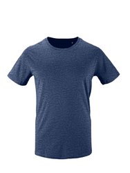 SOLS Mens Milo Heather T-Shirt (Denim) - Denim