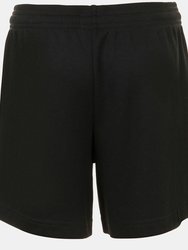 SOLS Mens Olimpico Soccer Shorts (Black/Red)