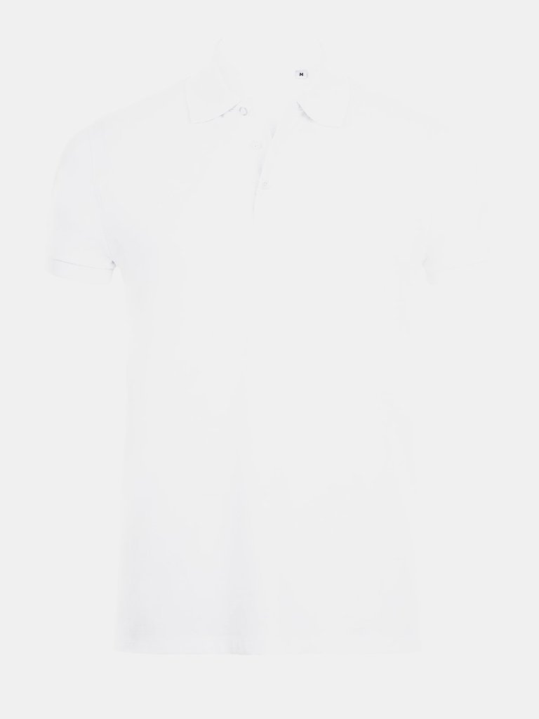SOLS Mens Phoenix Short Sleeve Pique Polo Shirt (White) - White