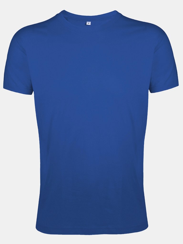 SOLS Mens Regent Slim Fit Short Sleeve T-Shirt (Royal Blue) - Royal Blue