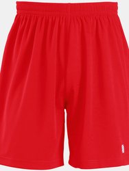 SOLS Mens San Siro 2 Sport Shorts (Red) - Red