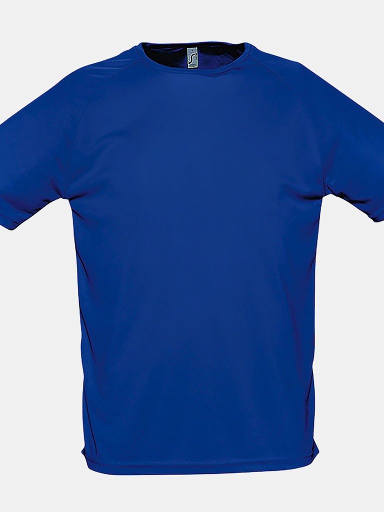 SOLS Mens Sporty Short Sleeve Performance T-Shirt (Royal Blue) - Royal Blue